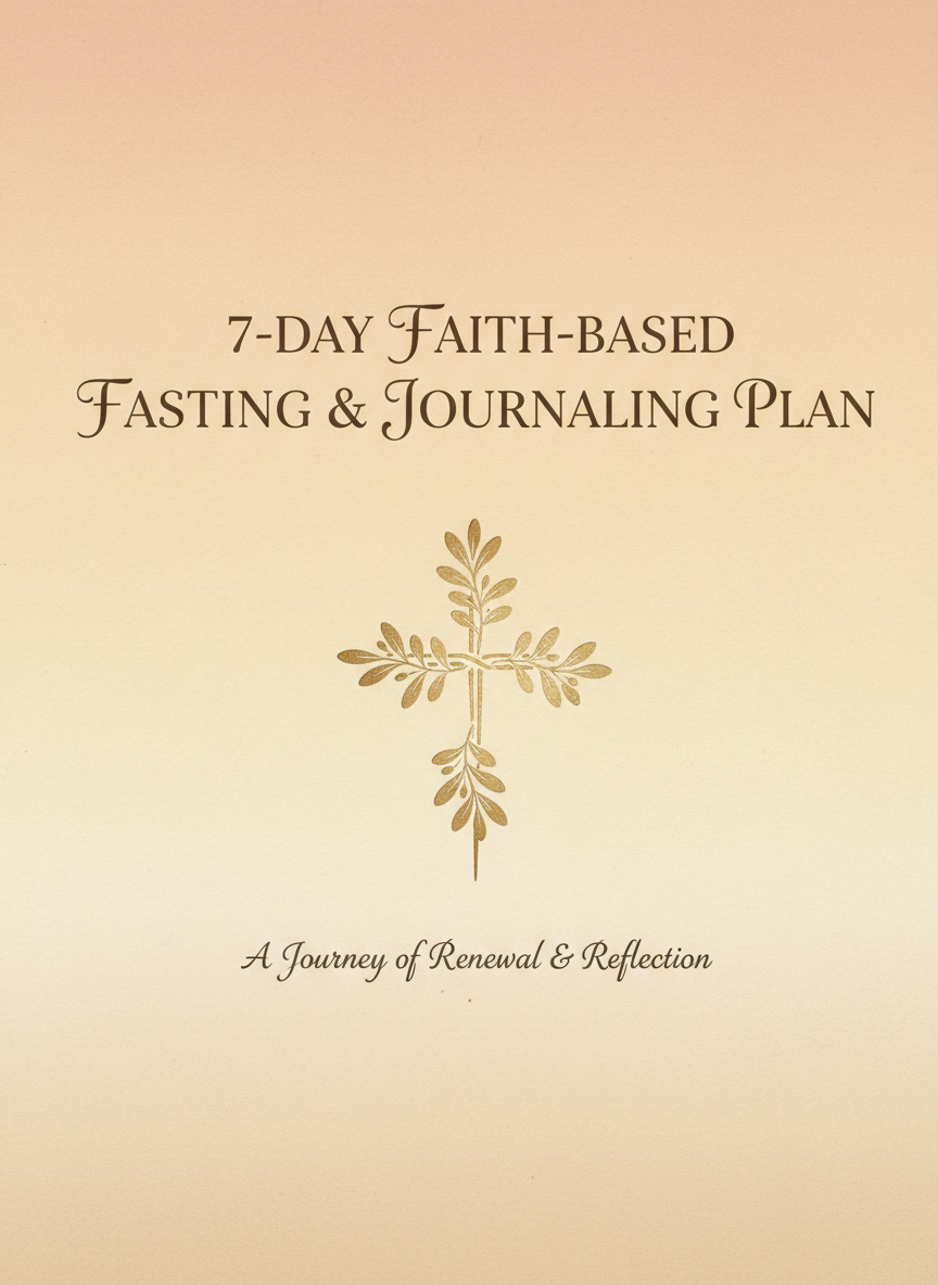 7 Day Faith Based Fasting Journal